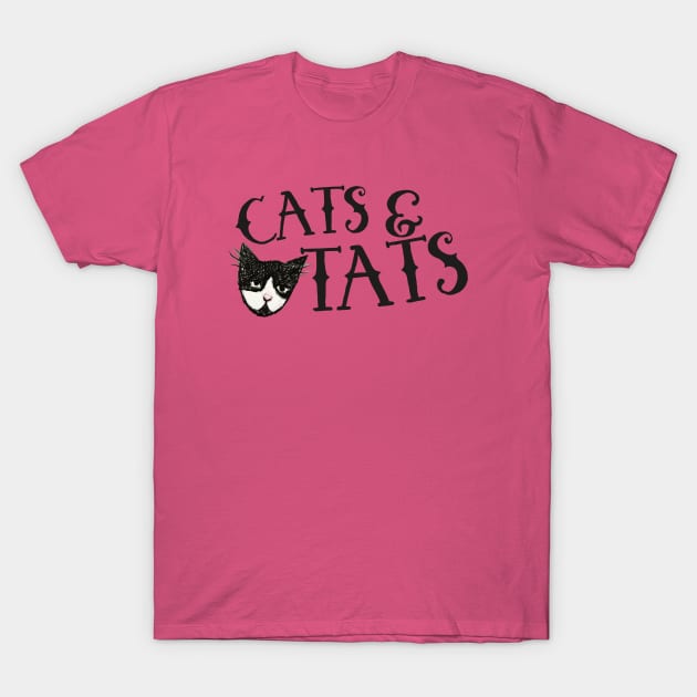 Cats and Tats T-Shirt by bubbsnugg